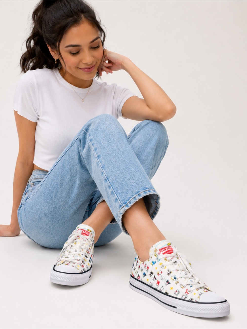 Converse x Hello Kitty & Friends Chuck Taylor All Star low top kawaii sneakers
